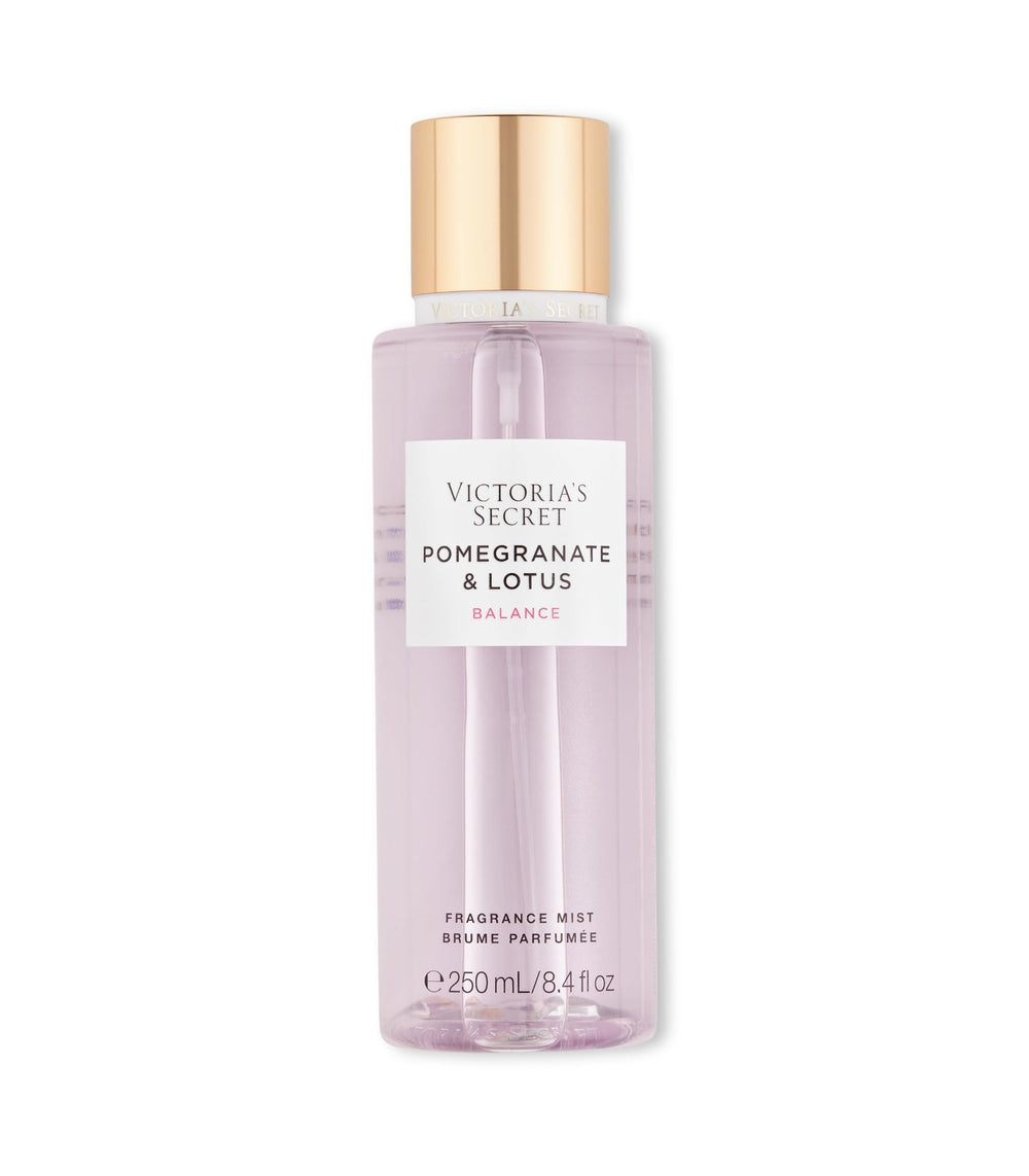 Victoria's Secret Pomegranate & Lotus Mist bottle, stylish and ready for daily wear.