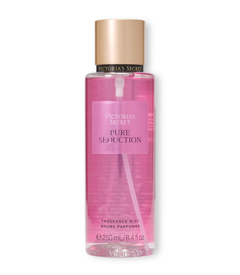 Victoria's Secret Pure Seduction mist bottle front view showing fruity notes