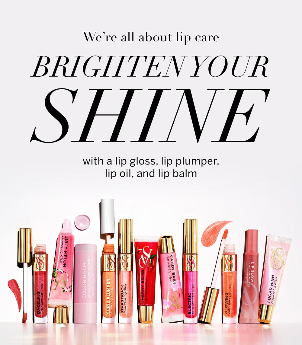 Victoria's Secret shimmer gloss finishes with sparkle for an amplified lip