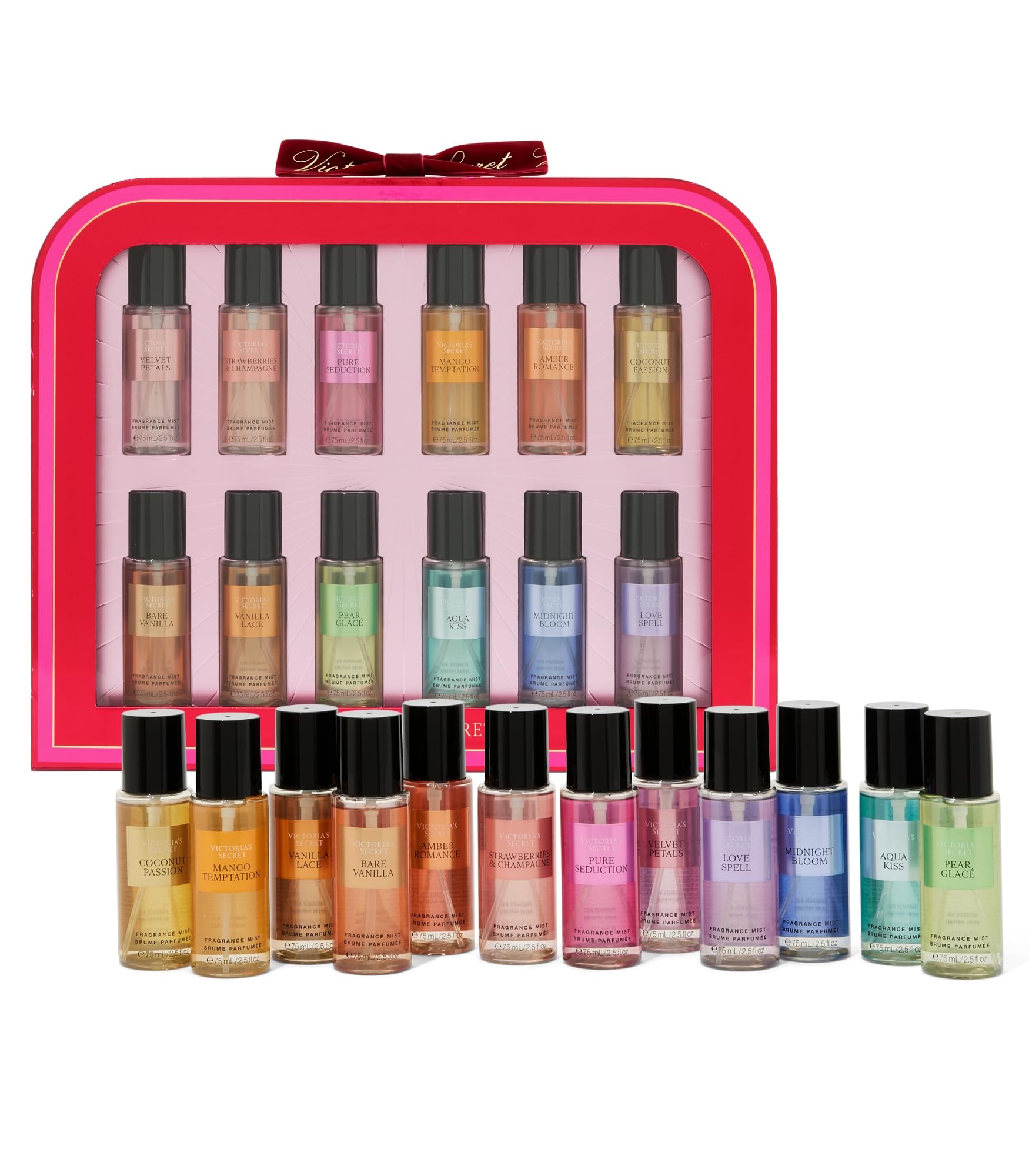 Victoria's Secret Strawberries Champagne Mist bottle festive aroma