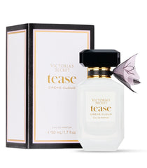 Victoria's Secret Tease Crème Cloud bottle pour shows a soft, lasting fragrance for daily wear.