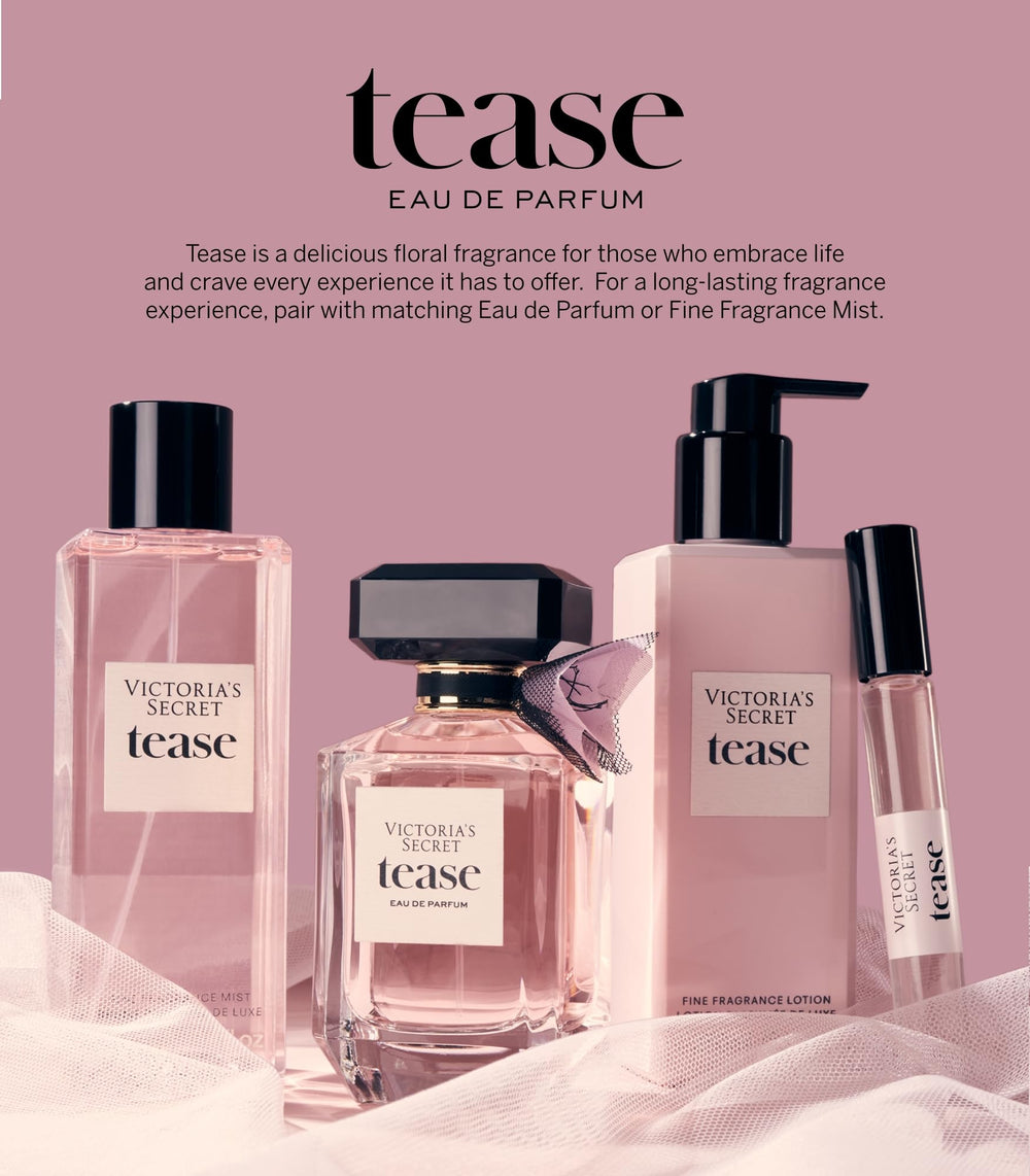 Elegant Victoria's Secret Tease packaging adds luxury to your vanity.