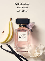 Victoria's Secret Tease pear-note close-up emphasizes bright daytime fragrance.