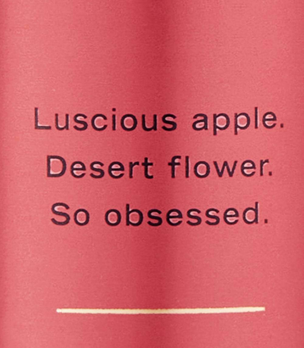 Victoria's Secret Temptation bottle back showing premium branding