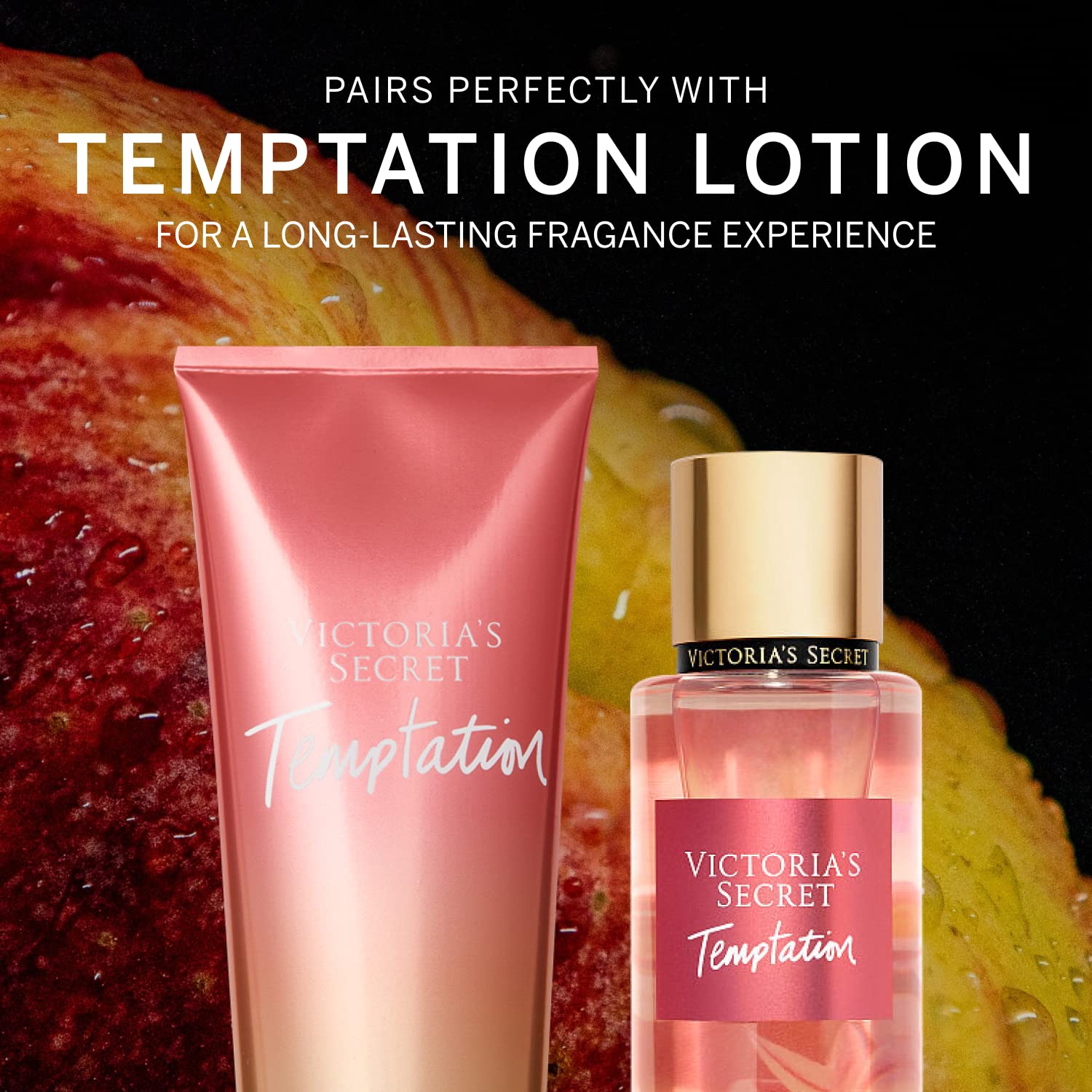 Victoria's Secret Temptation mist spray mechanism for easy application