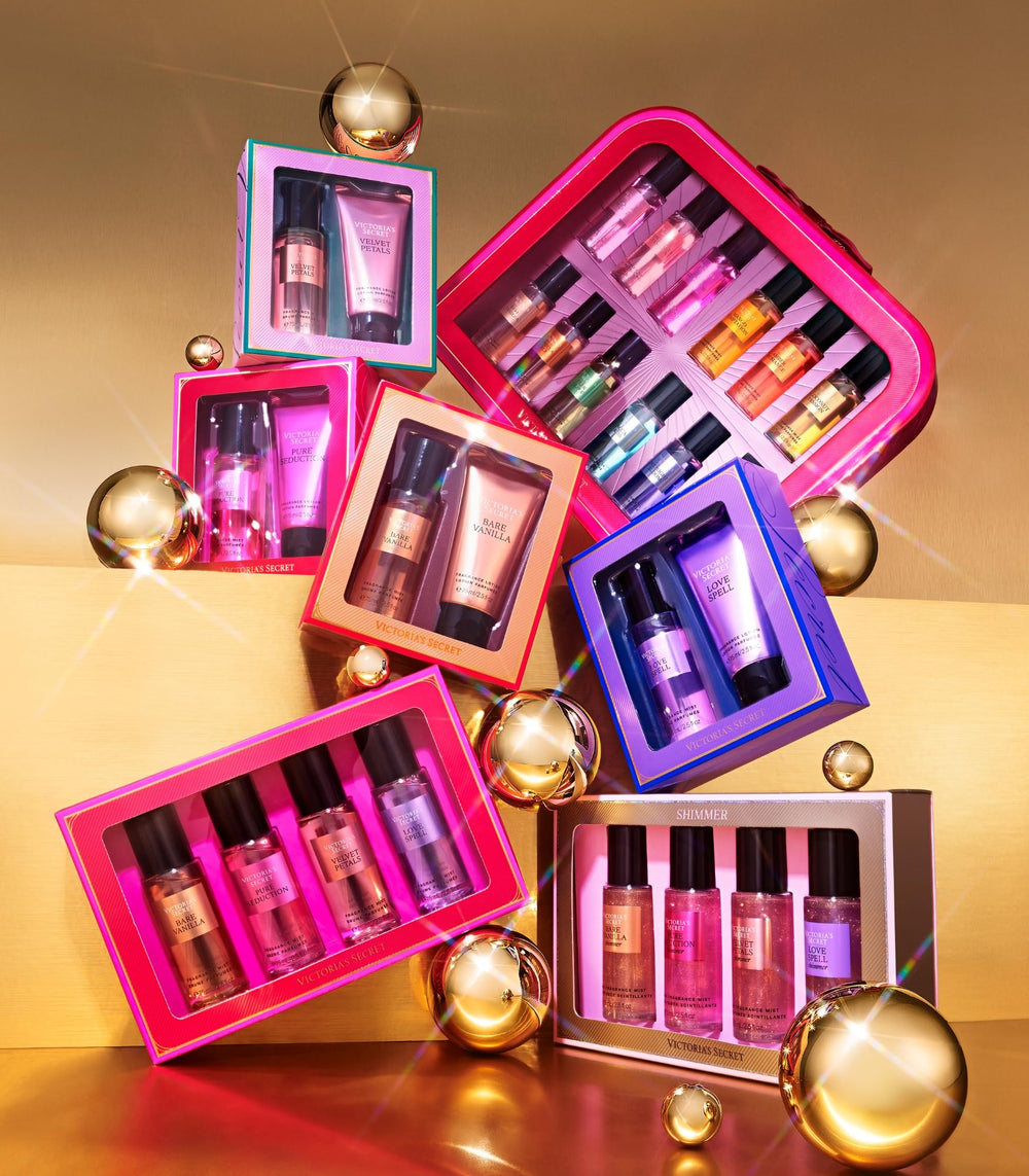 Victoria's Secret Velvet Petals gift box showcases a ready-to-gift duo