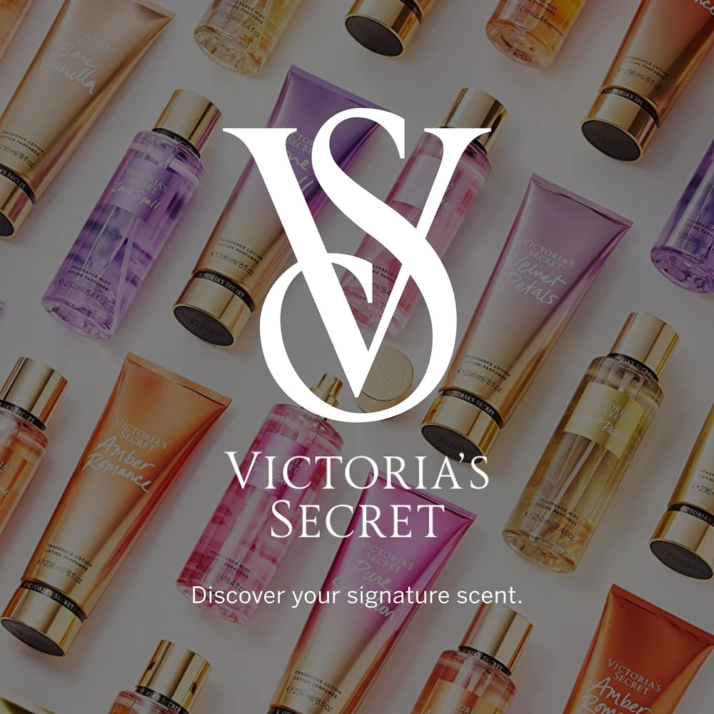 Victoria's Secret Velvet Petals set front view for lifestyle shots.