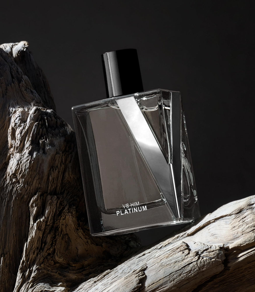 Victoria's Secret VS Him Platinum wrist-shot shows long-lasting freshness for evening plans