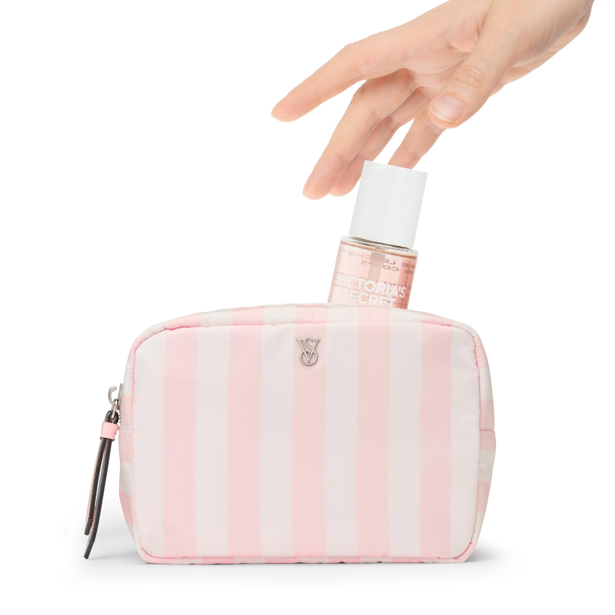 Victoria's Secret White Peach Mango mini mist, fruity refresher for daytime freshening.