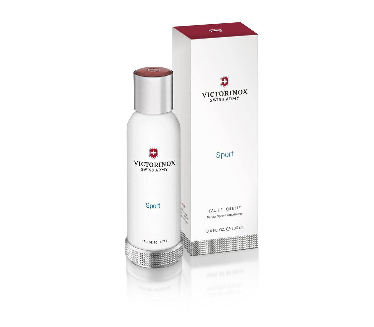 Victorinox Swiss Army Sport EDT bottle close-up for daily wear