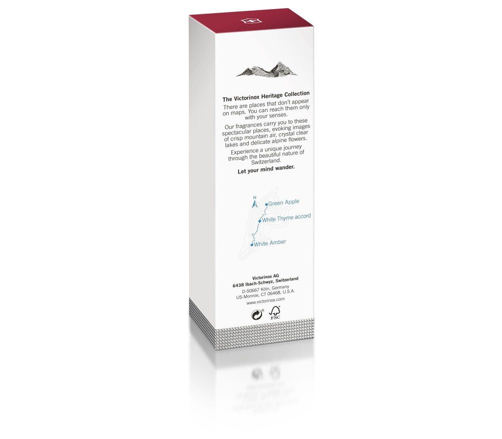 Victorinox Swiss Army Sport EDT label close-up notes