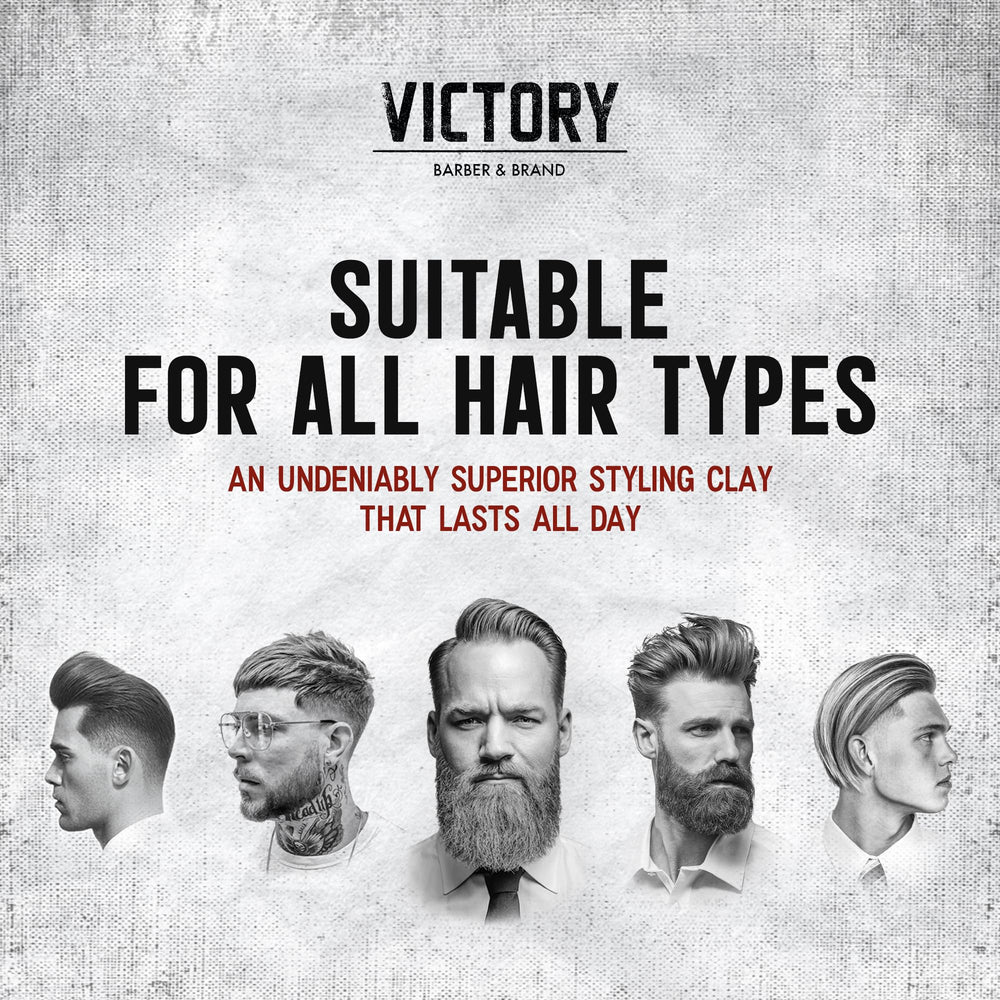 Rugged rough-style styling with Claymore product in use