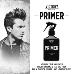 Victory Primer paired with another Victory product for extra texture.