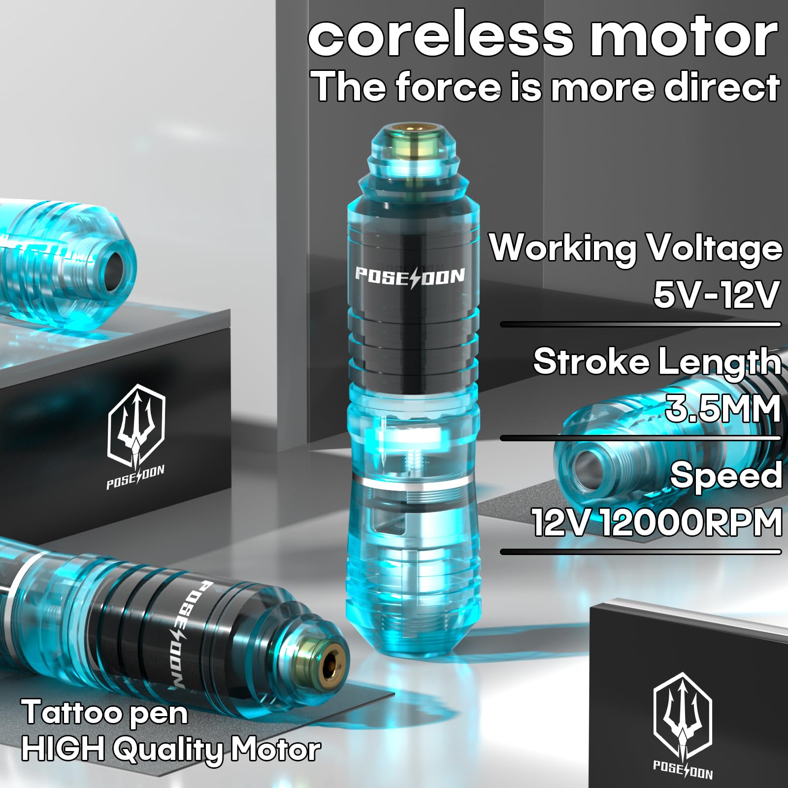 Vidattx Poseidon 1500mAh battery powering extended practice sessions.