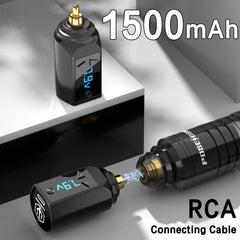 Vidattx Poseidon tattoo battery pair ready for extended sessions on the go