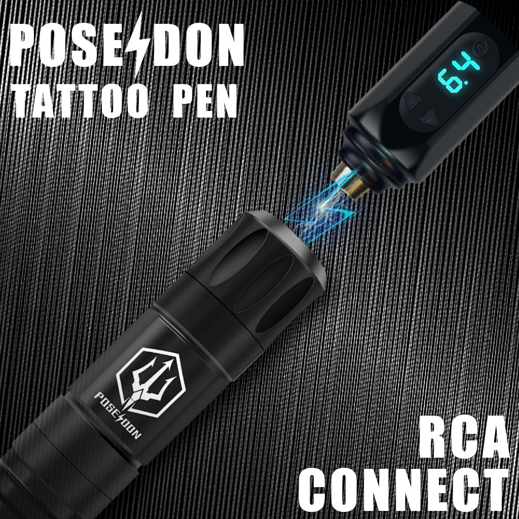 Vidattx Poseidon cartridge needles provide smooth color absorption for consistent shading.