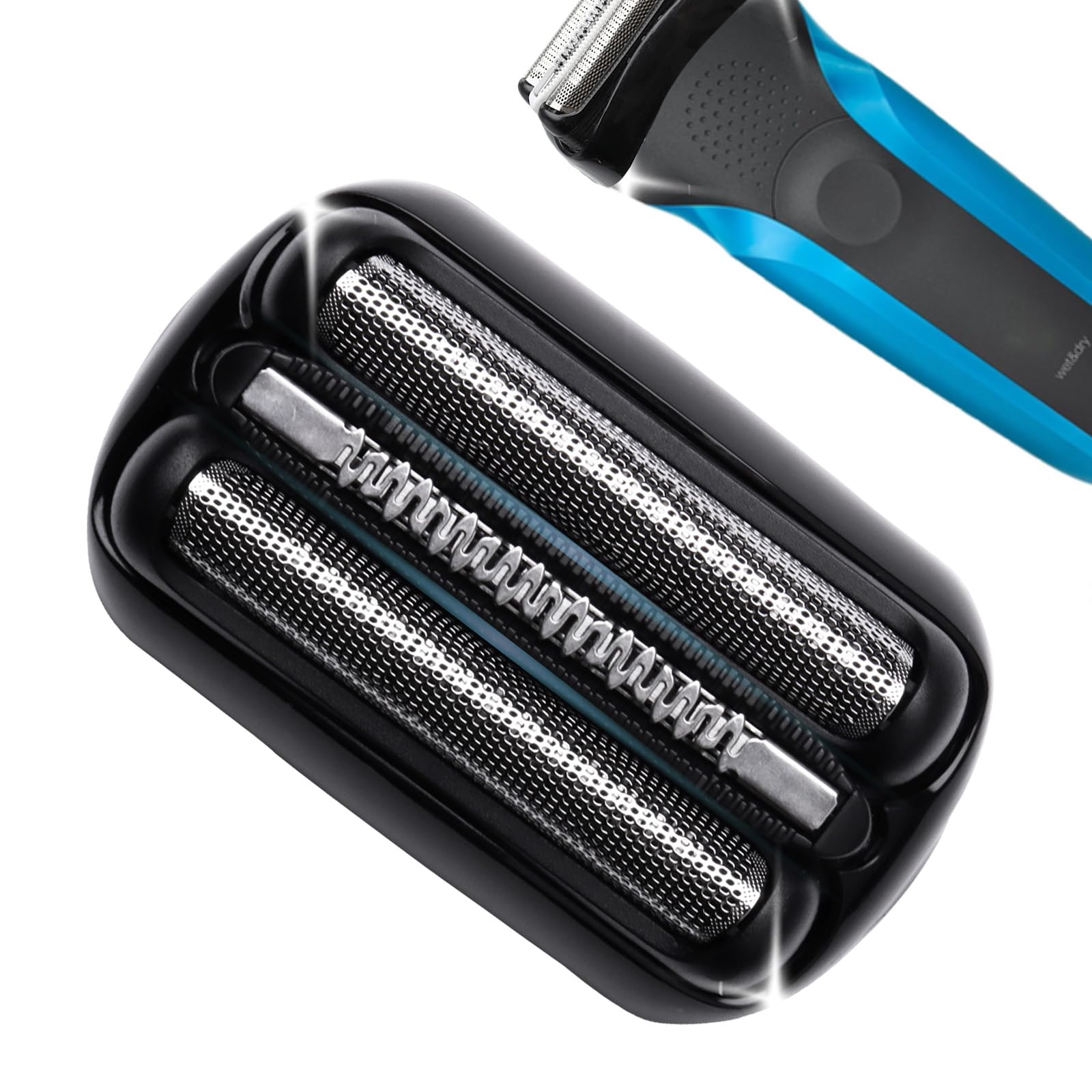 VIDSA 21B S3 replacement head close-up highlights precision blades for a smooth shave