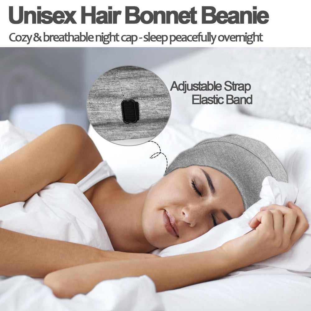 Vidsel Sleep Cap Bonnet breathable modal outer layer for light wear