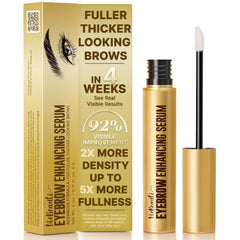 VieBeauti Eyebrow Serum bottle with sleek packaging for consistent brow growth support