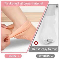 Vigdit silicone moisturizing socks non slip bottom close up for secure grip