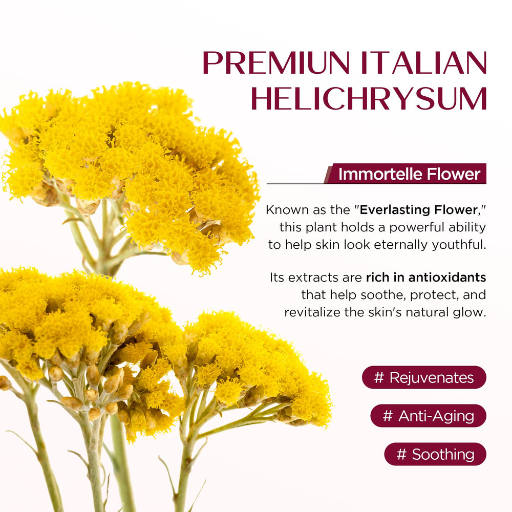Vigority Helichrysum Balm ingredients: arnica and calendula for soothing relief.
