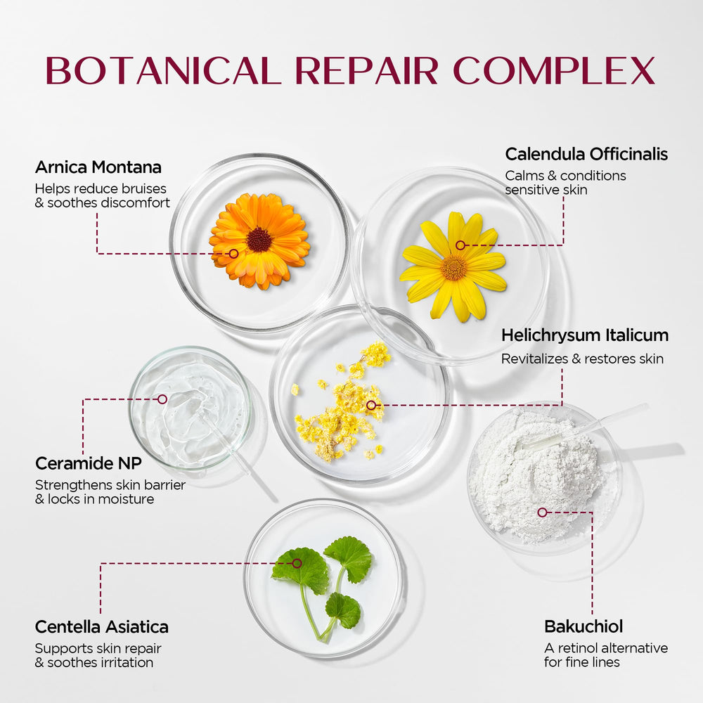Vigority Helichrysum Balm calendula plant extract detail for gentle skin comfort.