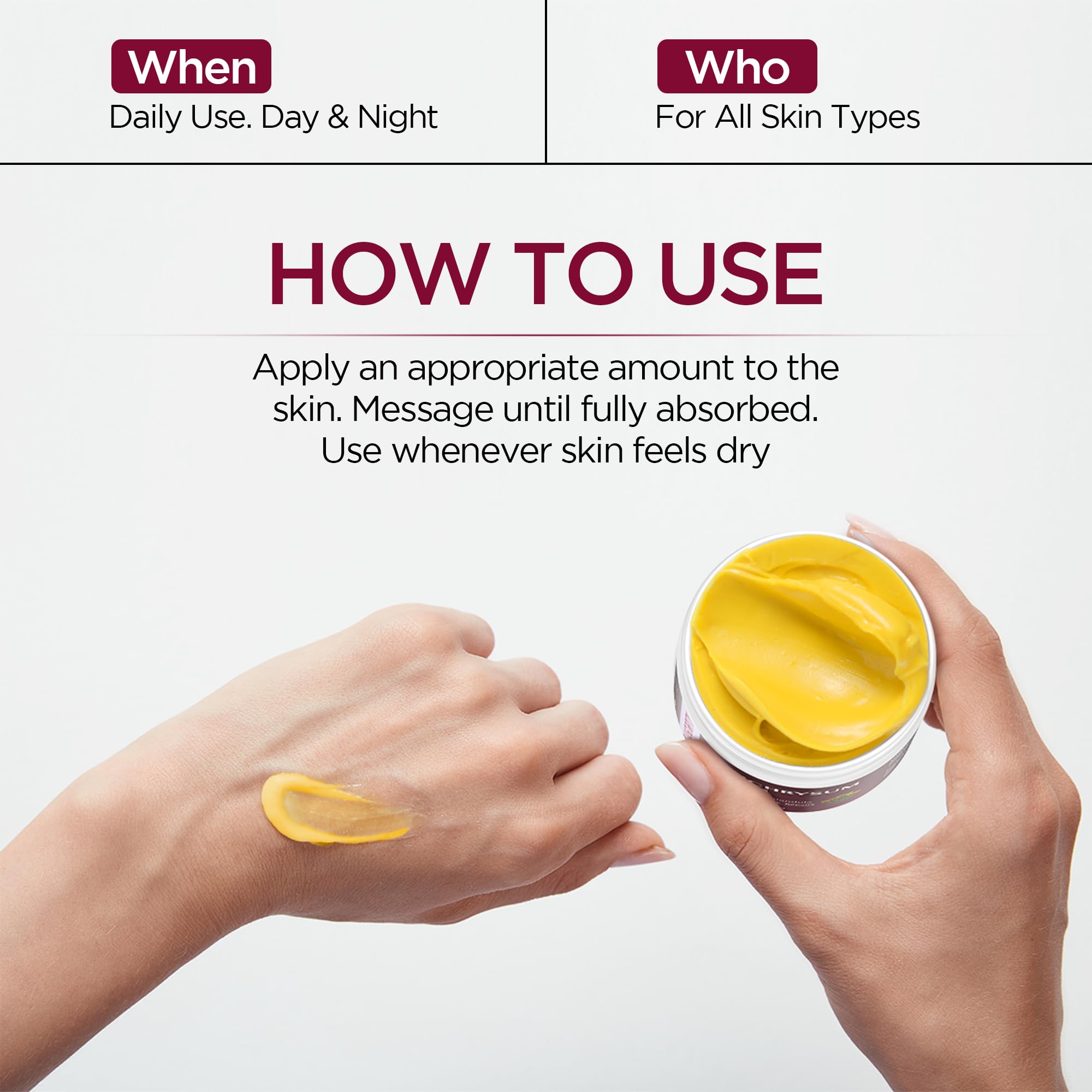 Vigority Helichrysum Balm fast absorption aids daily routine.