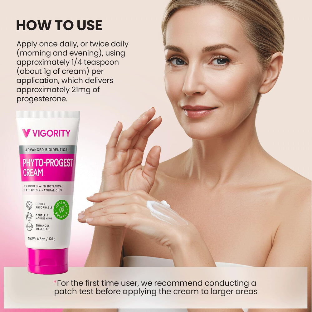 Vigority Phyto-Pro Cream featured in a skincare routine for gentle daily care
