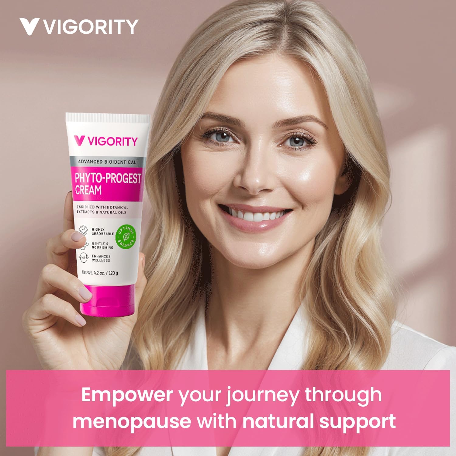 Vigority Phyto-Pro Cream label emphasizes vegan and paraben-free ingredients