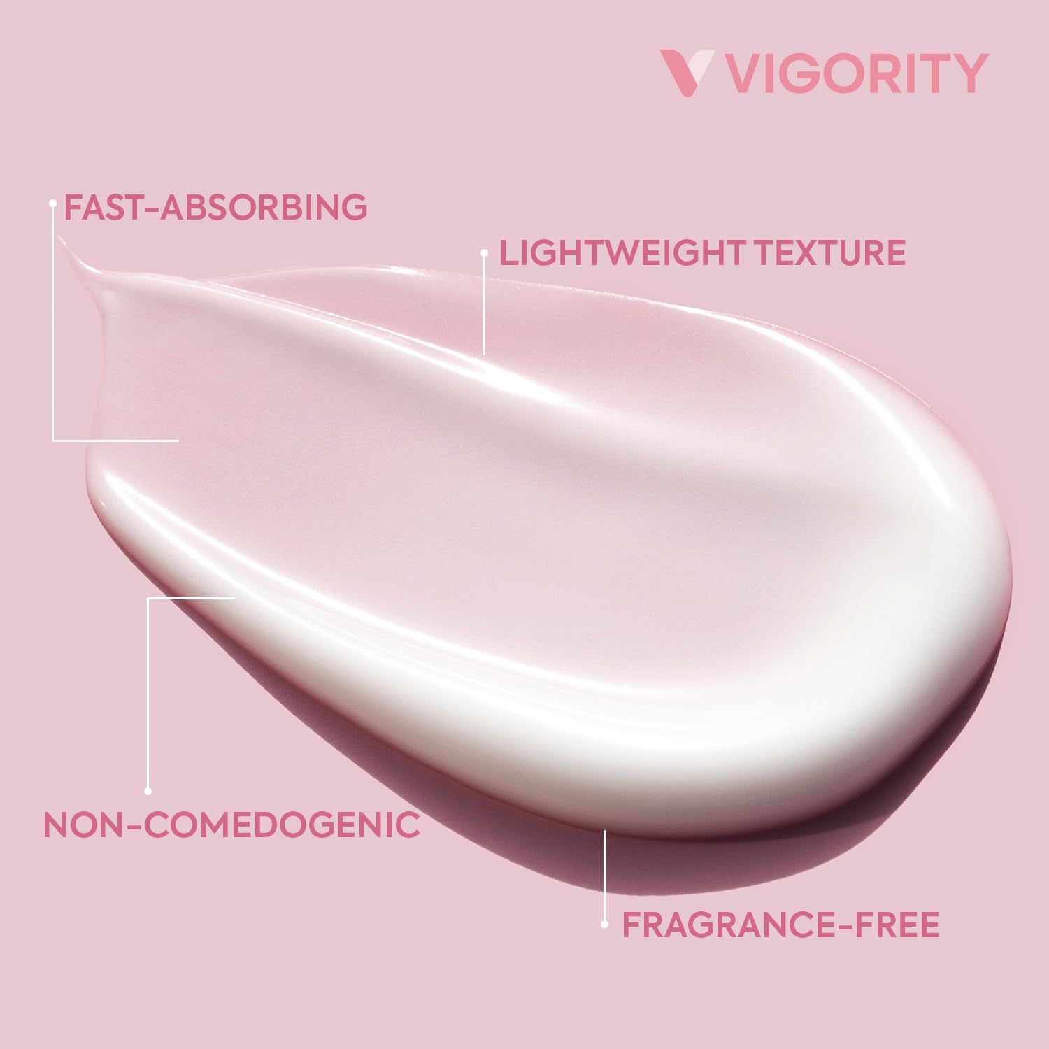 Vigority ingredients close-up shows soy isoflavones for skin tone support.