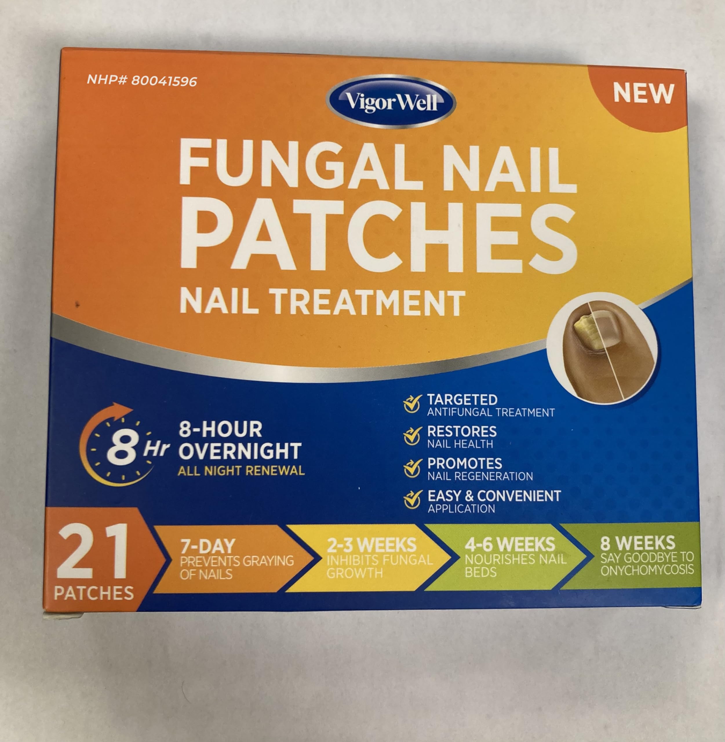 VigorWell discreet-design patch emphasizes comfortable inconspicuous use