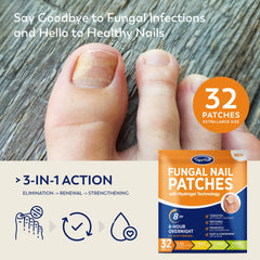 VigorWell patches on nail demonstrate easy application and discreet wear