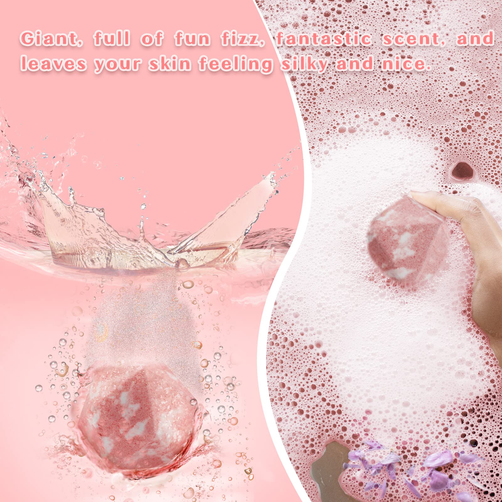 VIIPHA care instructions ensure gentle cleanup after a colorful bath.