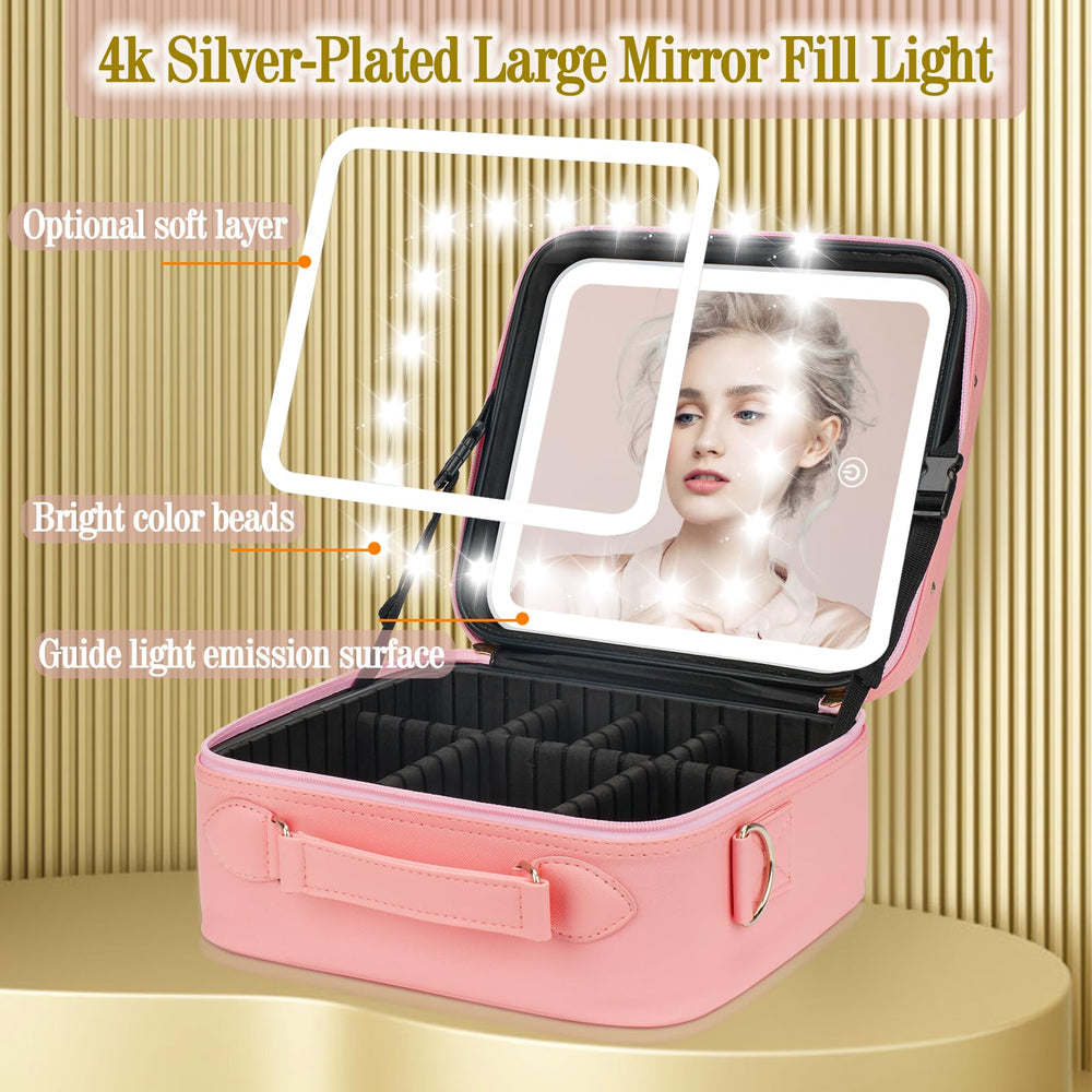 ViKert detachable mirror usage shows flexible setup for on-the-go grooming.