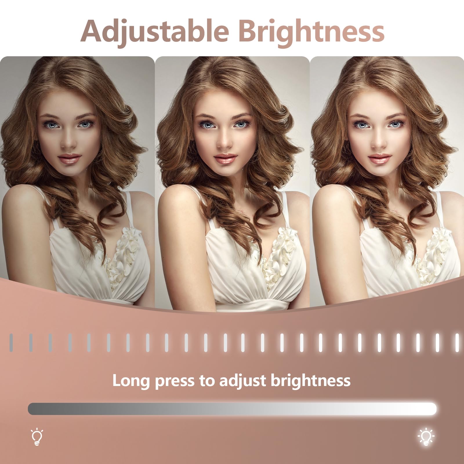 ViKert mirror rotates 360 degrees for easy angle adjustment.