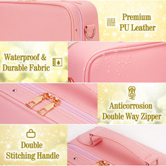 ViKert waterproof synthetic leather exterior emphasizes durable, spill-proof protection.