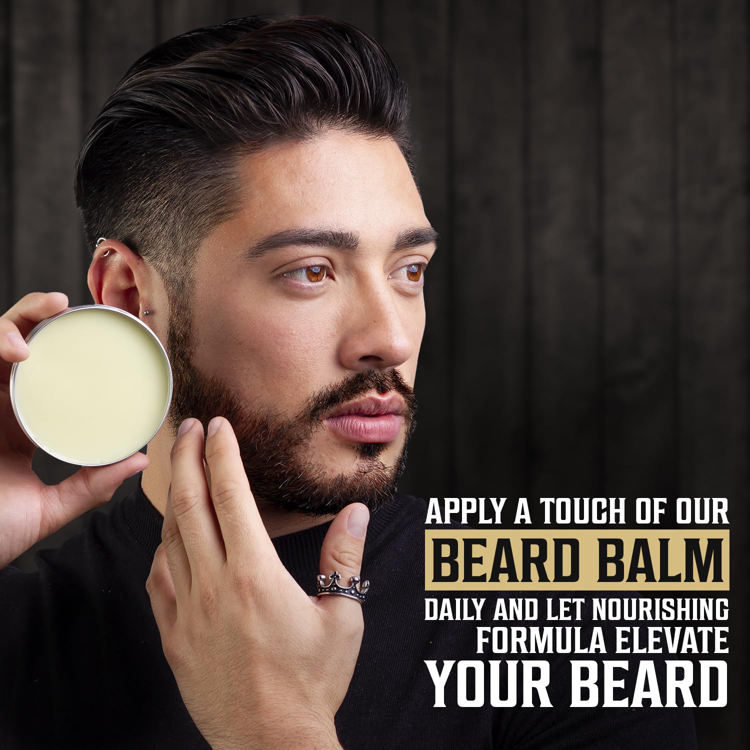 Viking Revolution ingredients: Argan, Jojoba, Beeswax for softer beard.