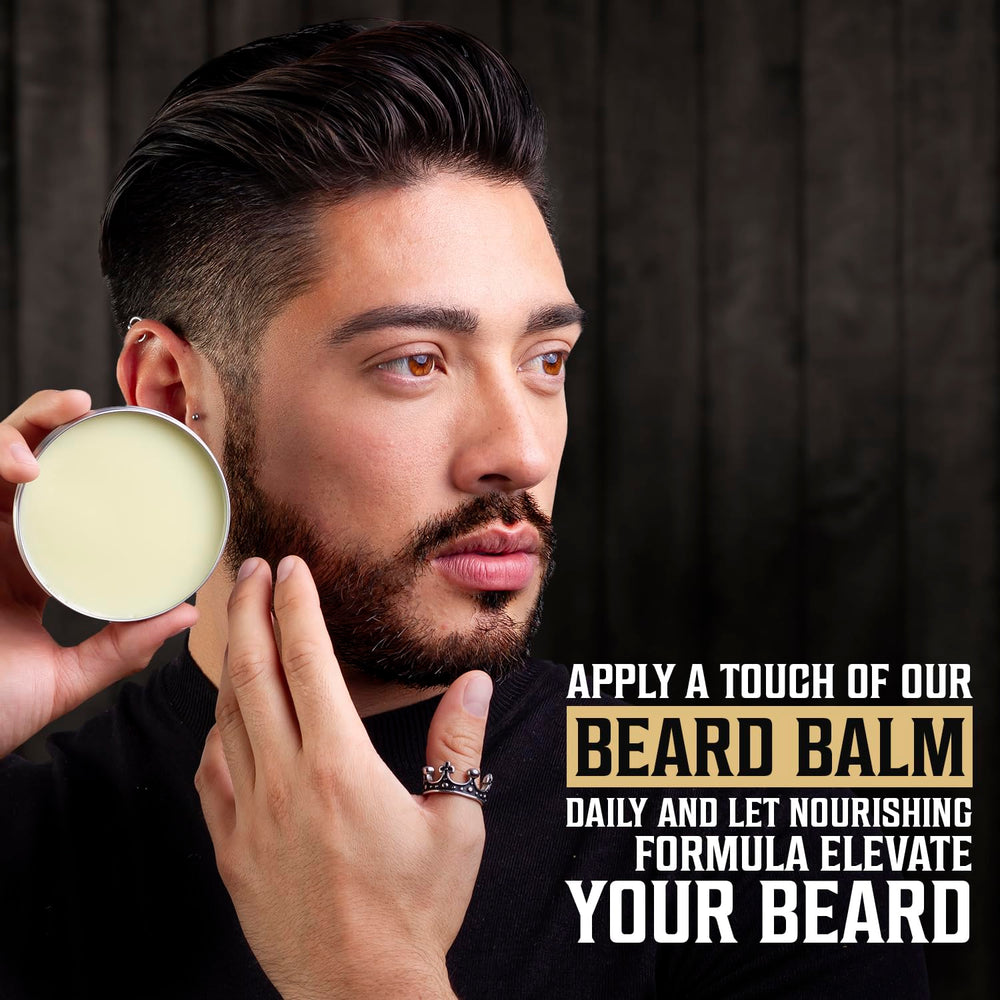 Viking Revolution ingredients: Argan, Jojoba, Beeswax for softer beard.