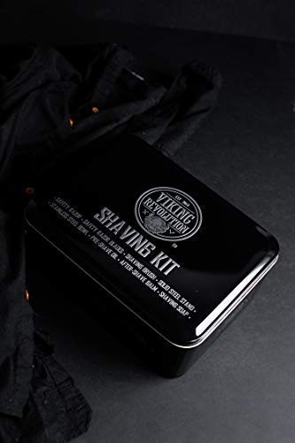 Viking Revolution aftershave balm soothes skin after shaving.