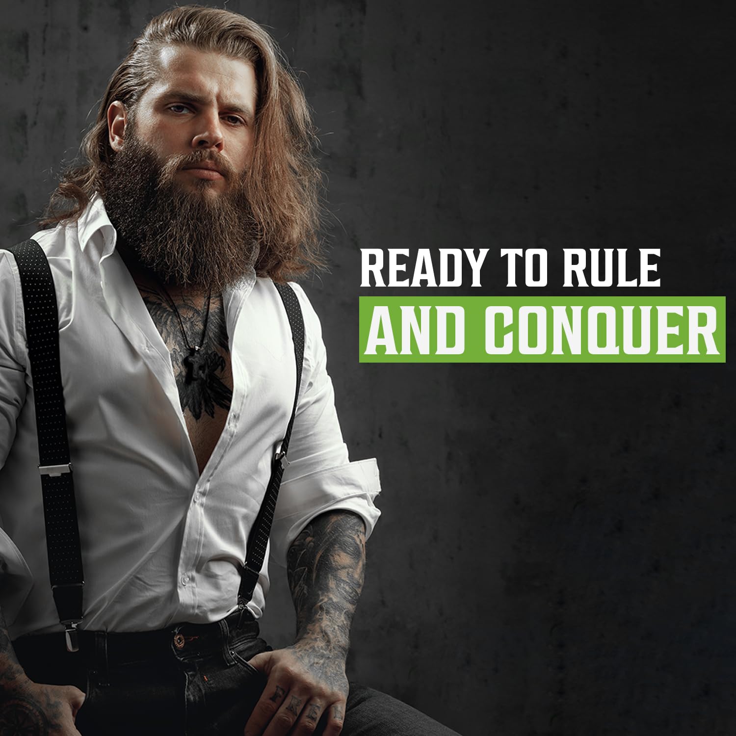 Viking Revolution Tea Tree Beard Wash after-use shine and softness for a healthier look.