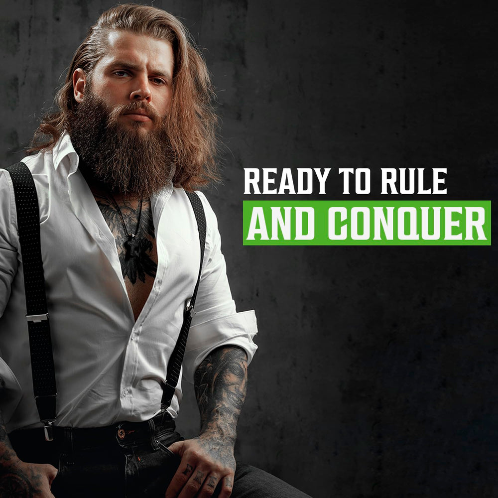 Viking Revolution Tea Tree Beard Wash after-use shine and softness for a healthier look.