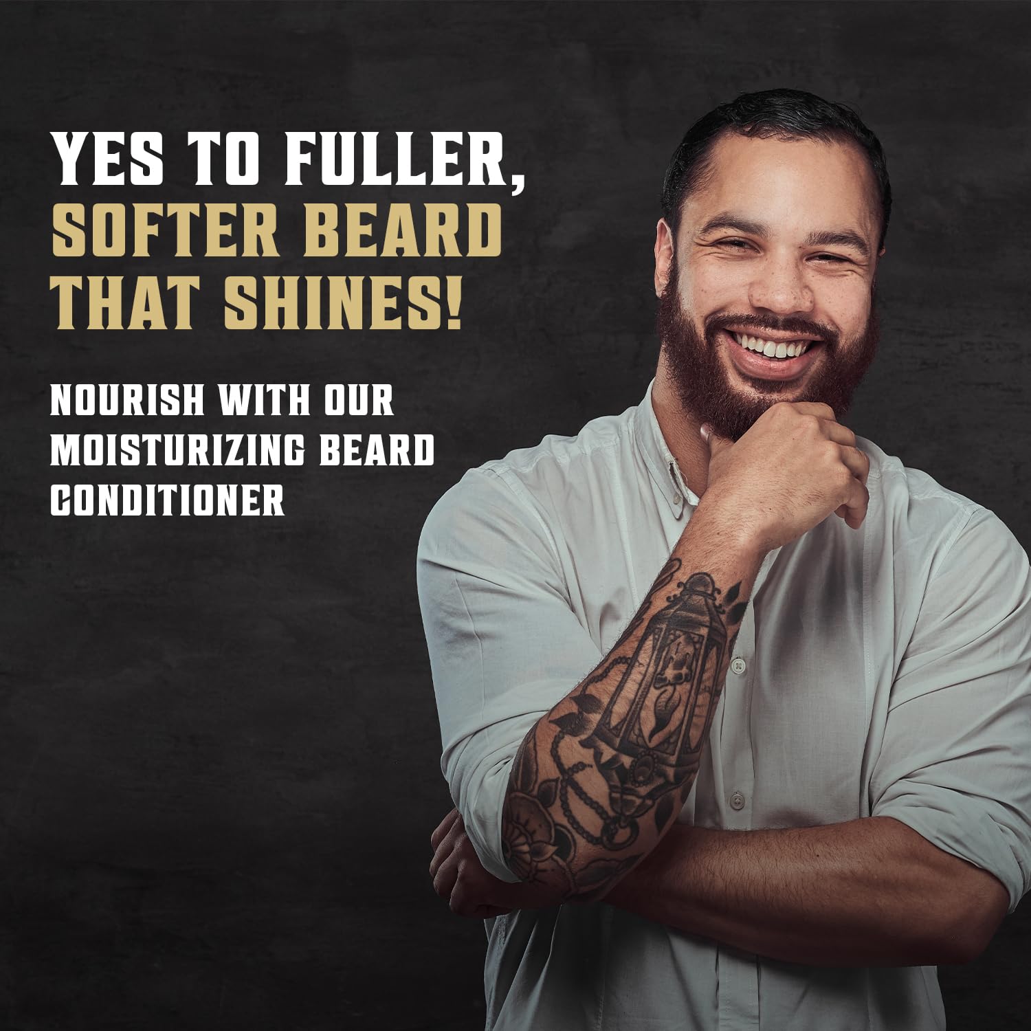 Viking Revolution beard wash lather in hand shows rich, creamy foam.