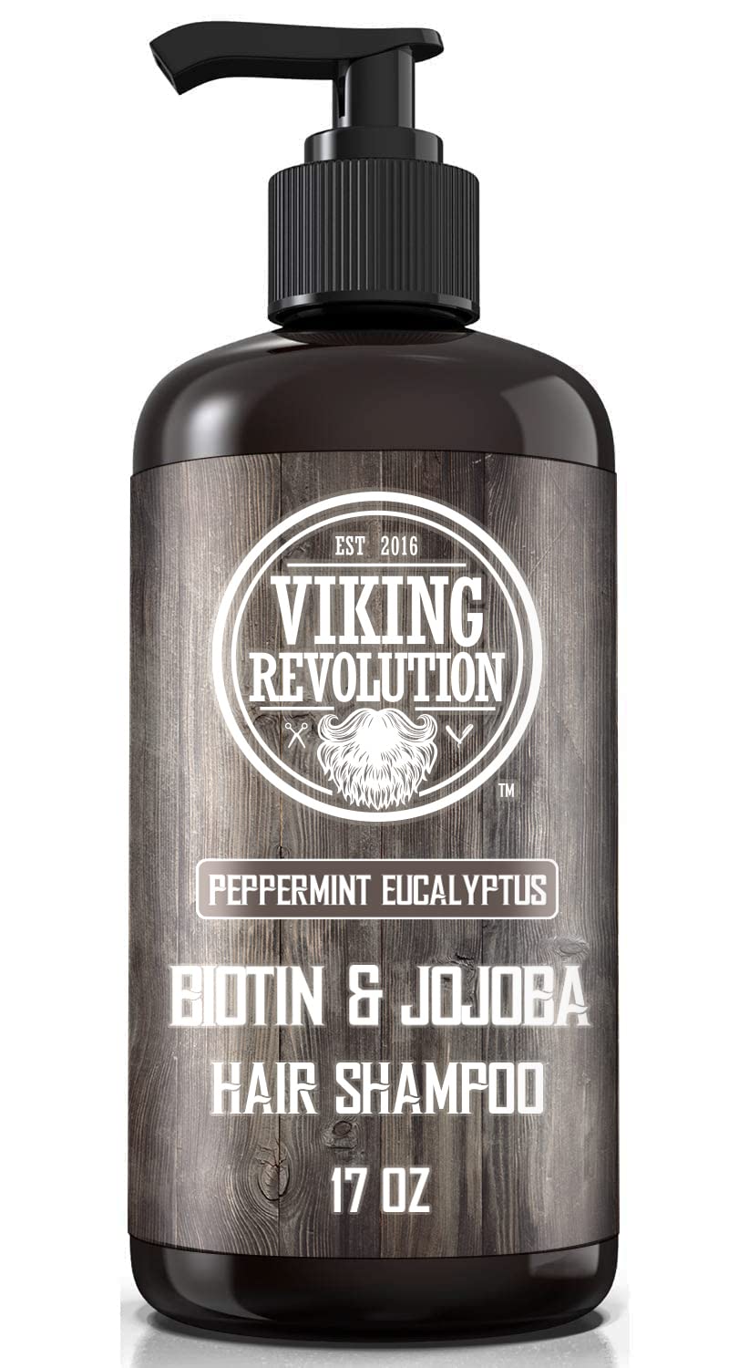 Viking Revolution biotin mens conditioner pump provides convenient usage after gym sessions.