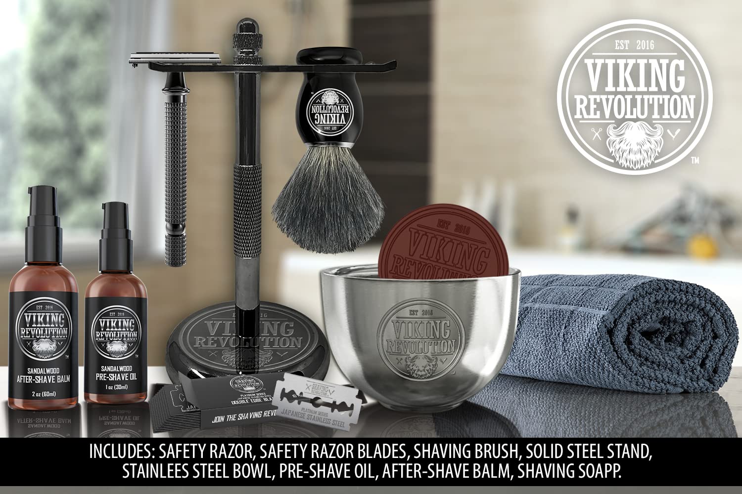 Viking Revolution complete kit gift box highlights premium grooming gifts.