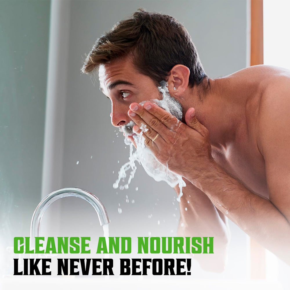 Viking Revolution Tea Tree Beard Wash ginseng root extract provides deep moisturization for your beard.