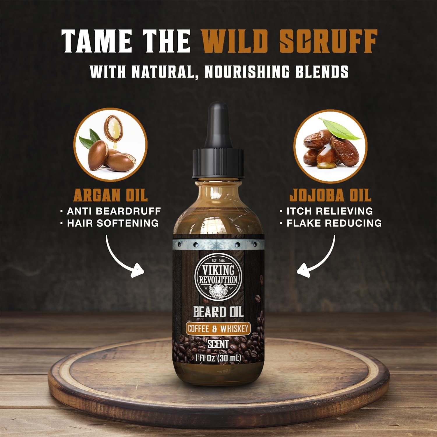 Viking Revolution Grooming Kit travel box is portable and all-in-one beard care.