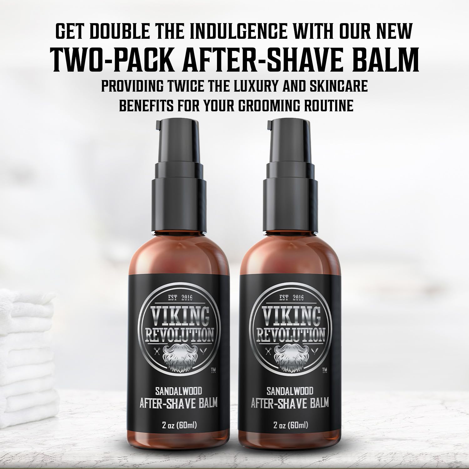 Viking Revolution moisturized skin after shave with long-lasting hydration.