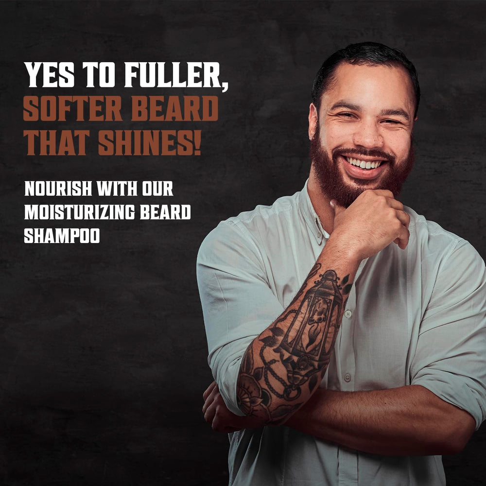 Viking Revolution natural oil infusion nourishes beard fibers for smoother texture.