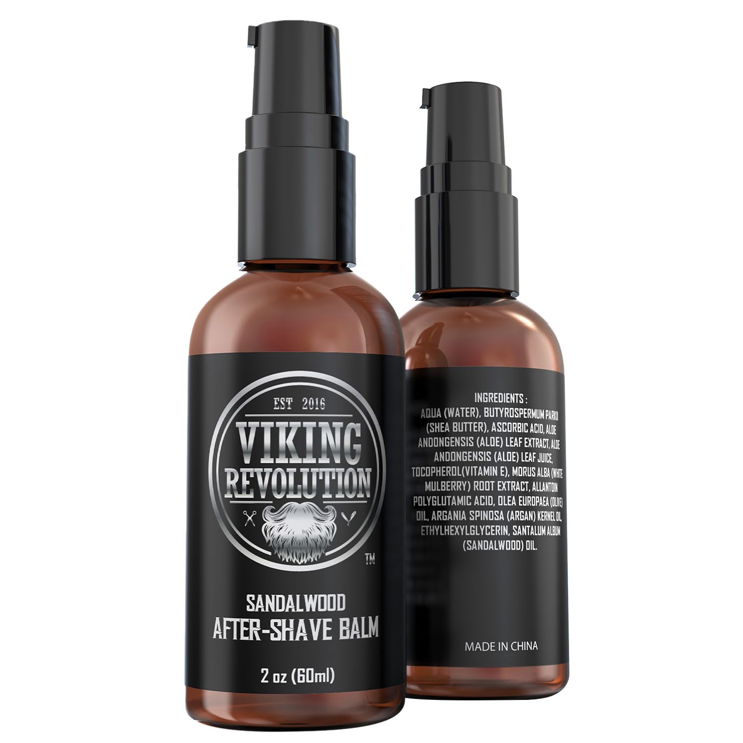 Viking Revolution sandalwood aroma evokes premium ritual after shaving.