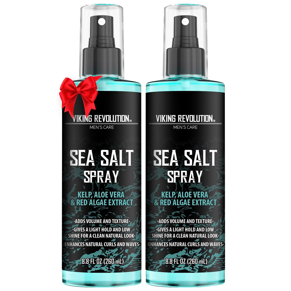 Viking Revolution Sea Salt Spray bottle highlights beach-ready texture and volume